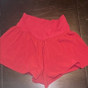 Dark Red High-Waisted Skirt